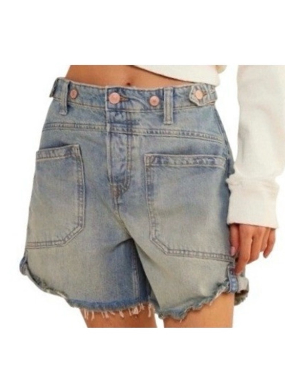 Free People We The Free Palmer Denim Shorts 27
